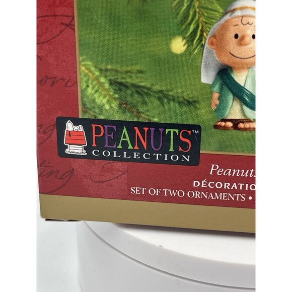 New VTG 2001 Hallmark Keepsake PEANUTS PAGEANT Nativity Scene Ornament SEE ALL - Picture 8 of 16